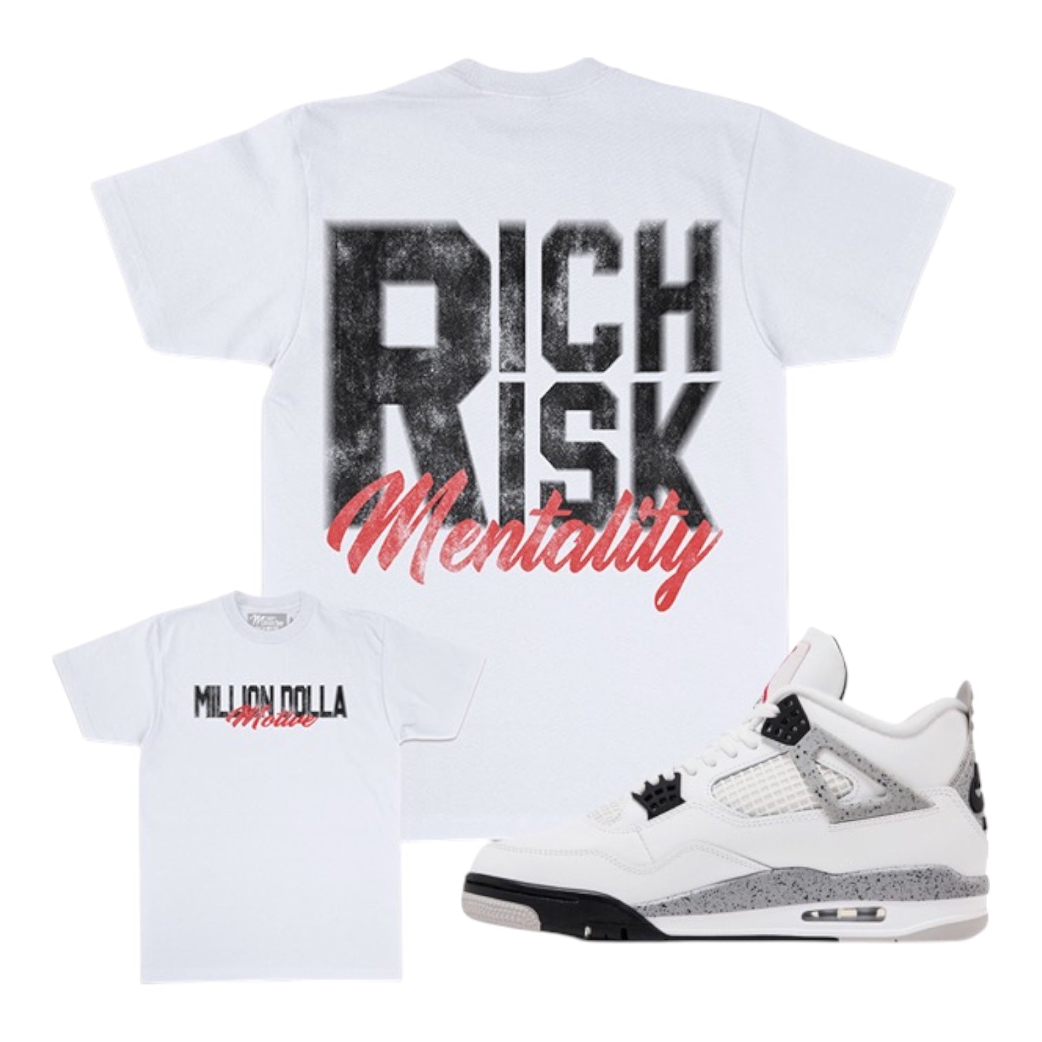 MILLION DOLLA MOTIVE: Rich Risk Mentality SS Tee